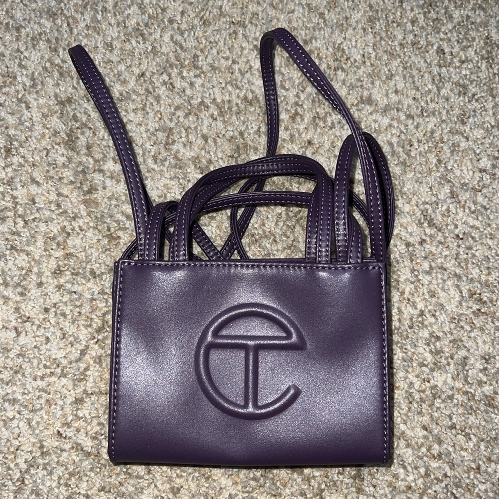 EGGPLANT TELFAR SMALL BAG